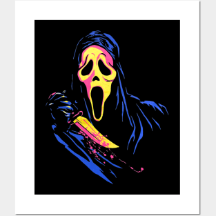 the scream full color Posters and Art